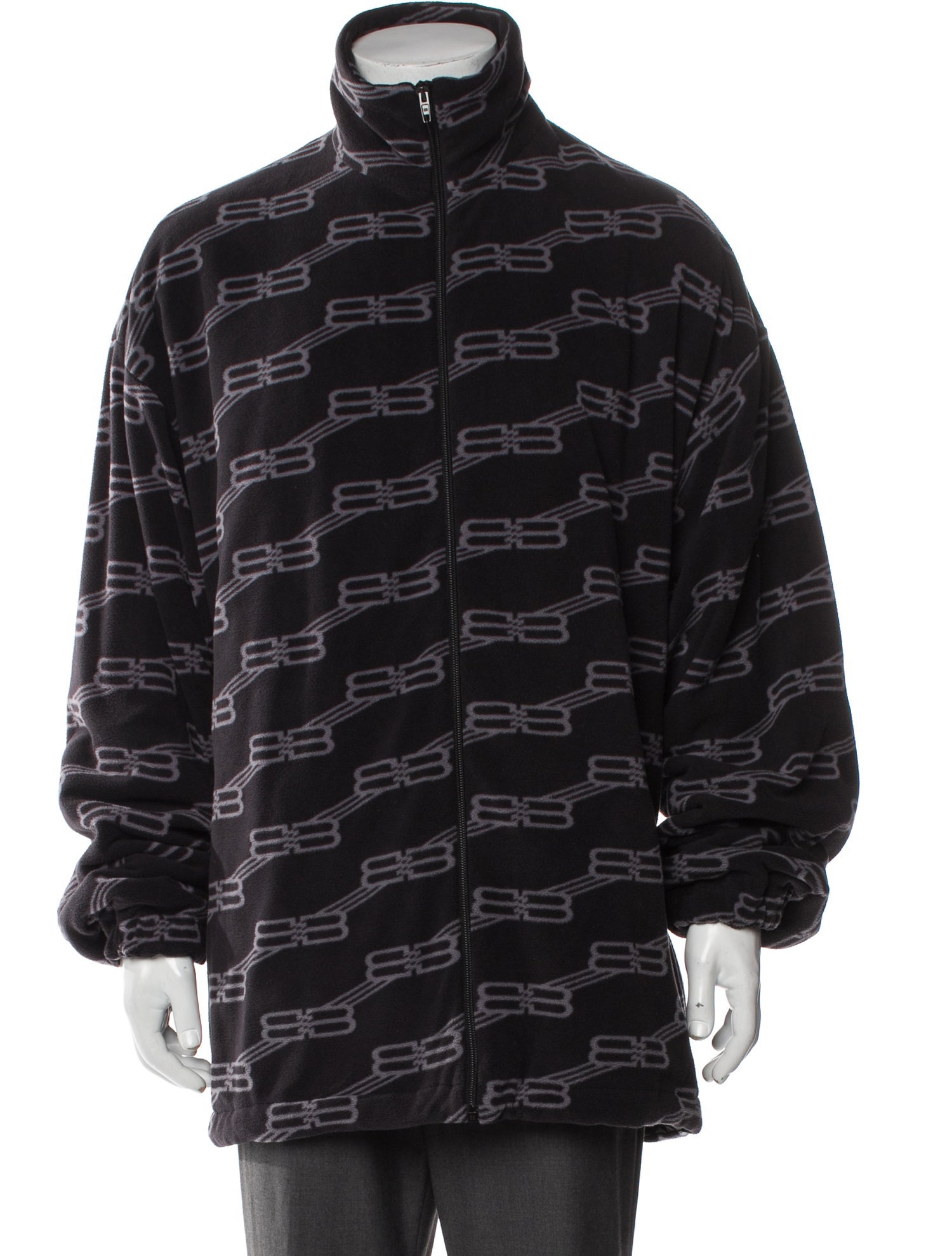 Balenciaga 2022 Monogram Pattern Sweatshirt w/ Tags
