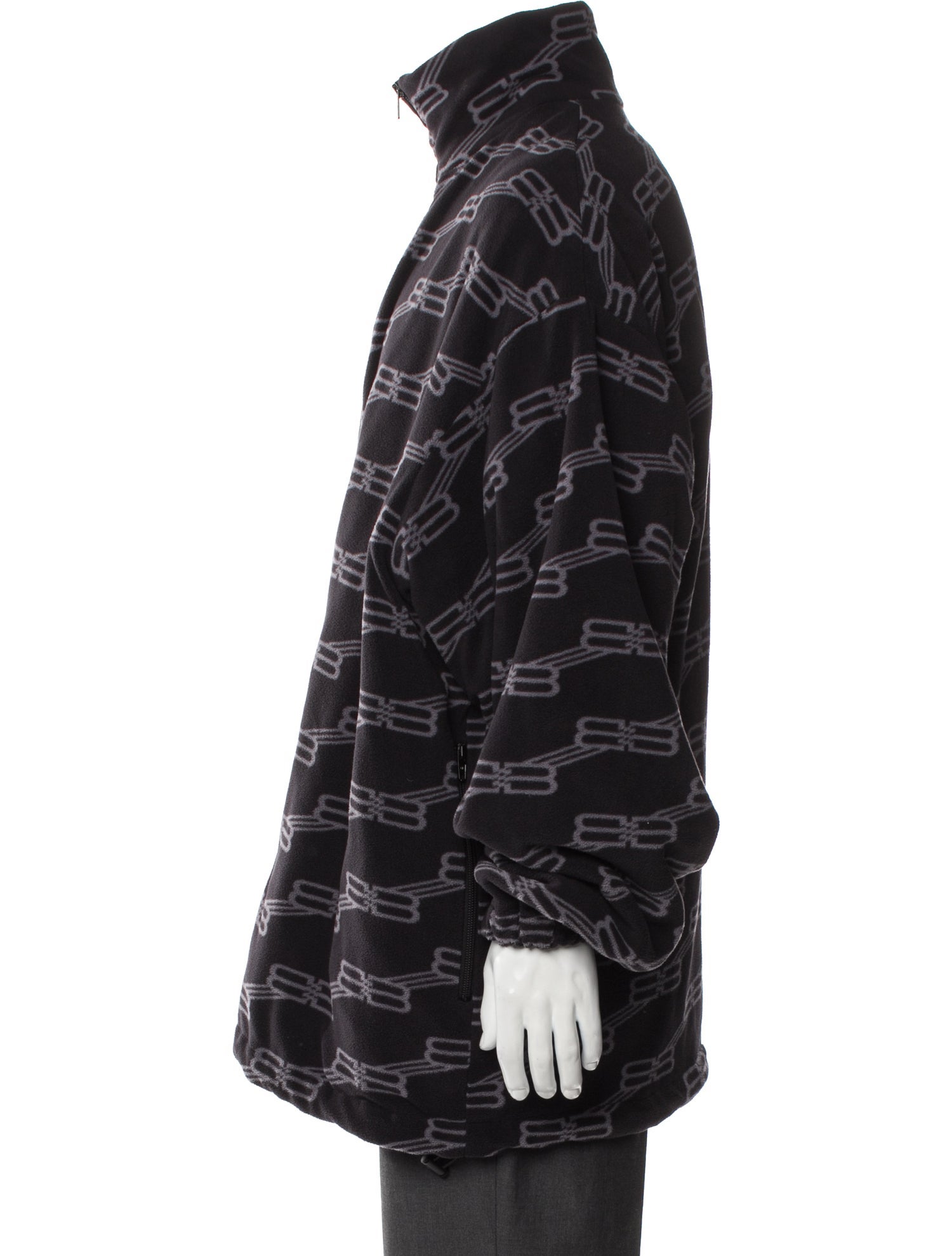 Balenciaga 2022 Monogram Pattern Sweatshirt w/ Tags