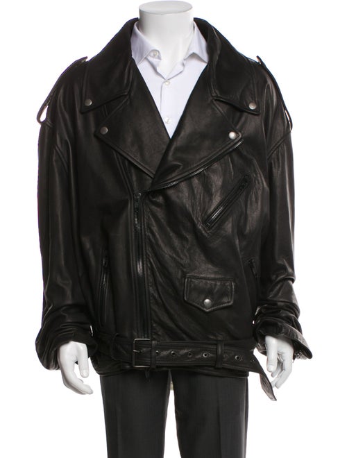 Balenciaga 2024 Leather Moto Jacket