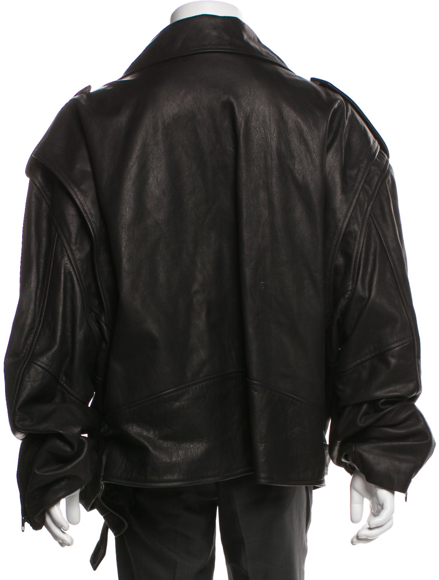 Balenciaga 2024 Leather Moto Jacket