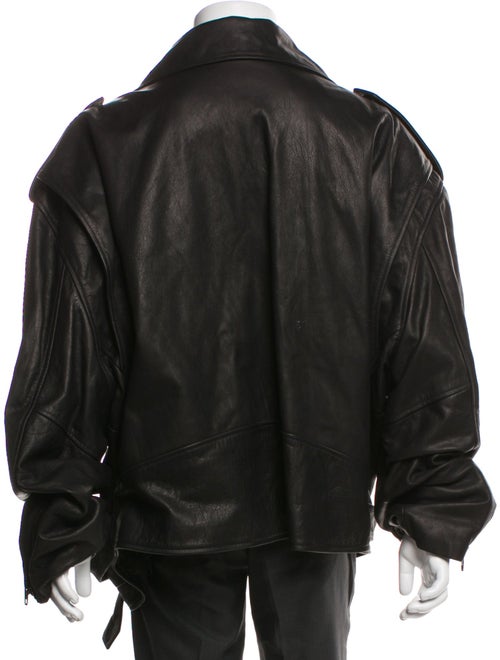 Balenciaga 2024 Leather Moto Jacket