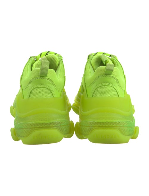 Balenciaga Triple S 'Clear Sole Fluo' Chunky Sneakers