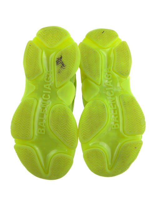 Balenciaga Triple S 'Clear Sole Fluo' Chunky Sneakers