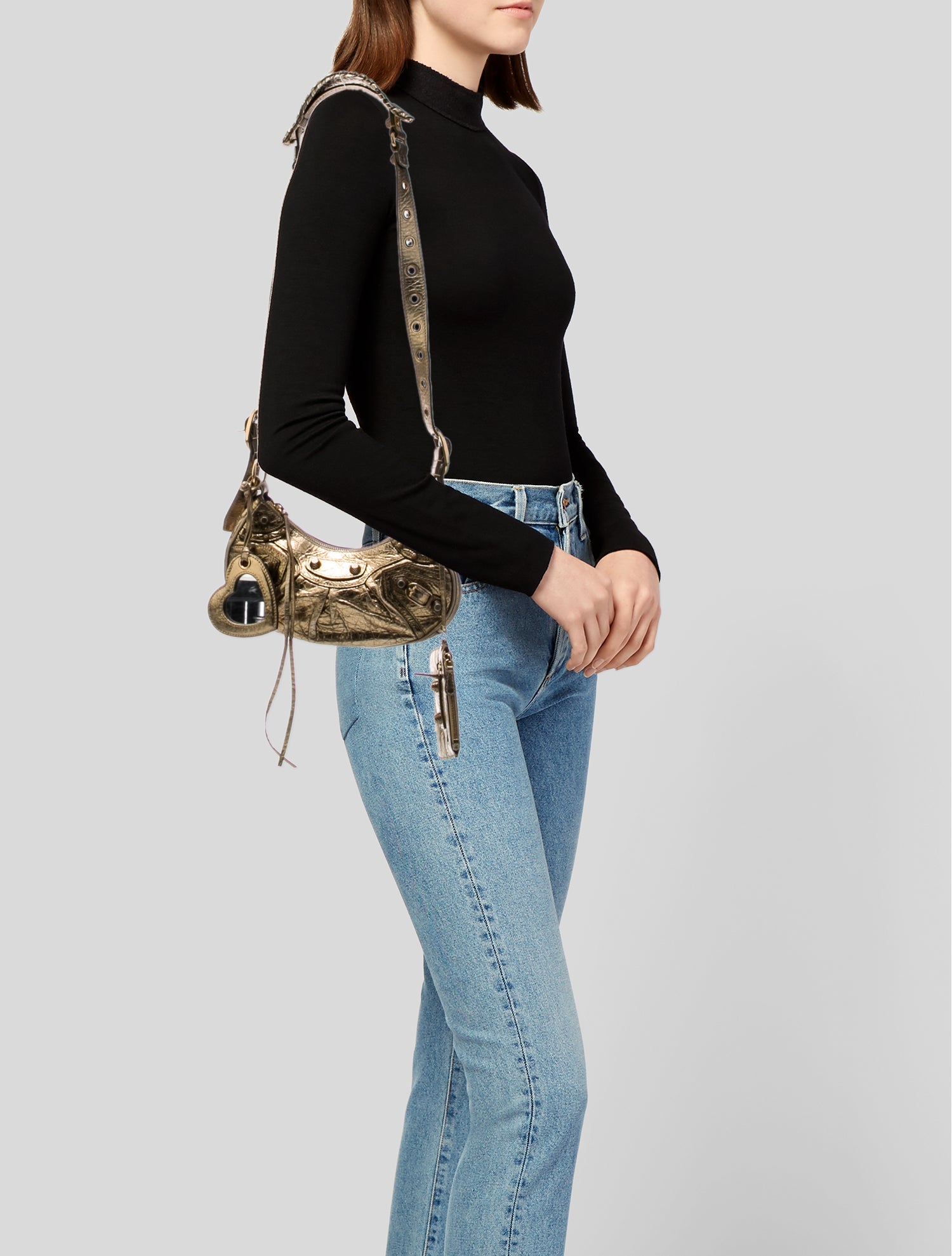 Balenciaga Leather Le Cagole Mini