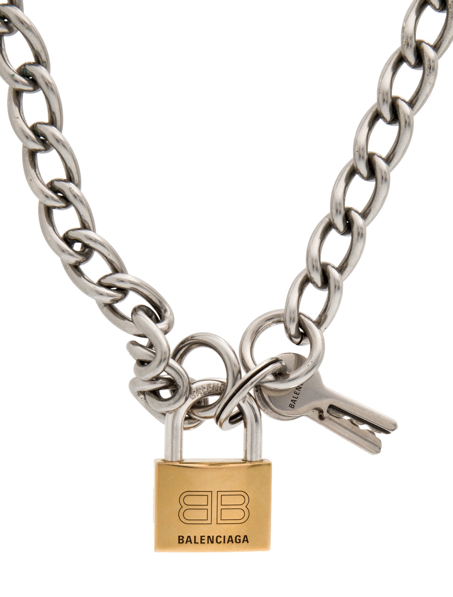 Balenciaga Locker Necklace