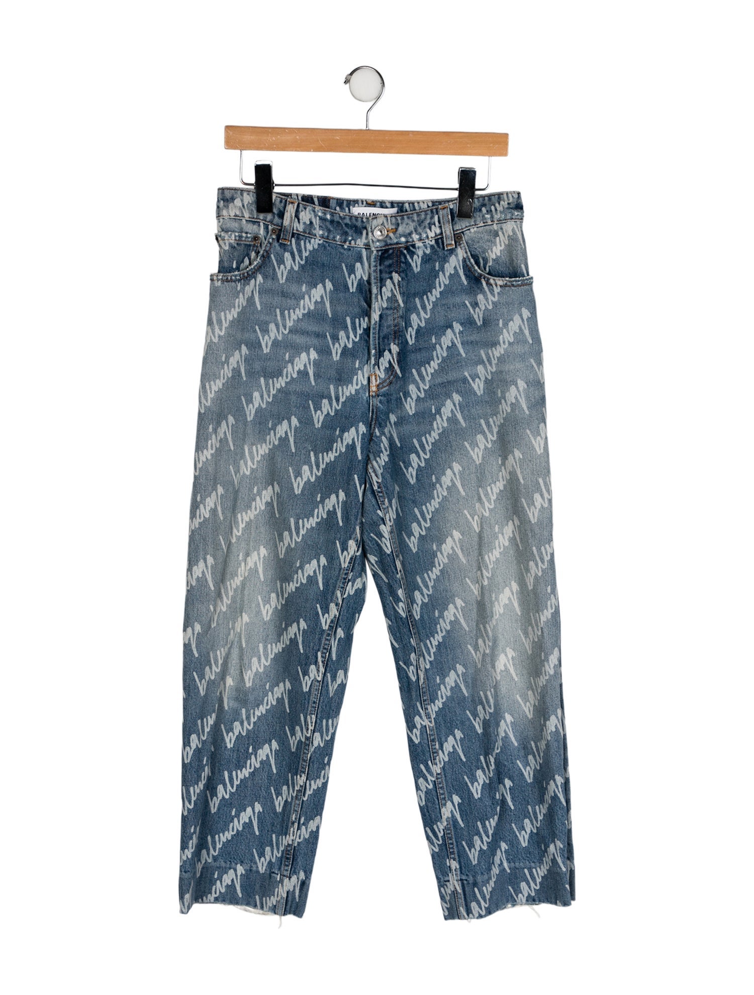 Balenciaga 2021 Wide Leg Jeans