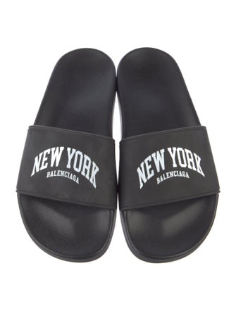Balenciaga Rubber Printed Slides