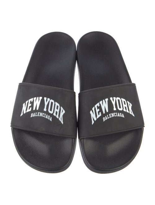 Balenciaga Rubber Printed Slides