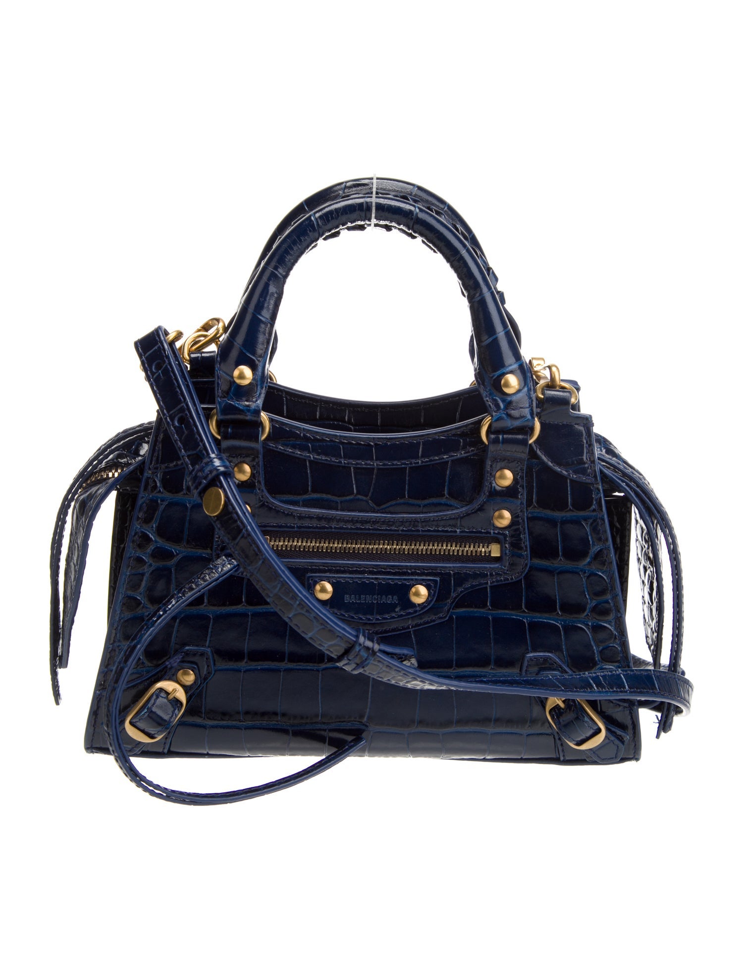 Balenciaga Embossed Leather Neo Classic Mini