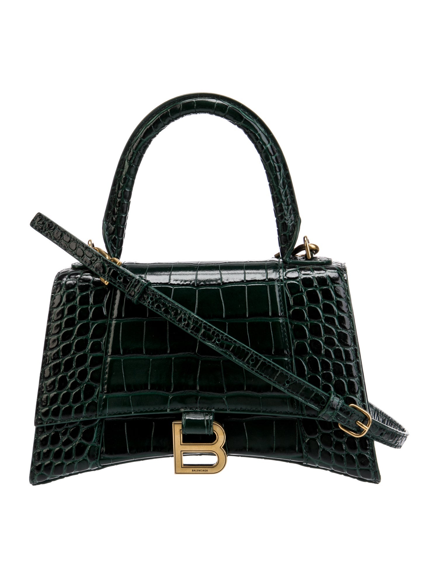 Balenciaga Embossed Leather Hourglass XS