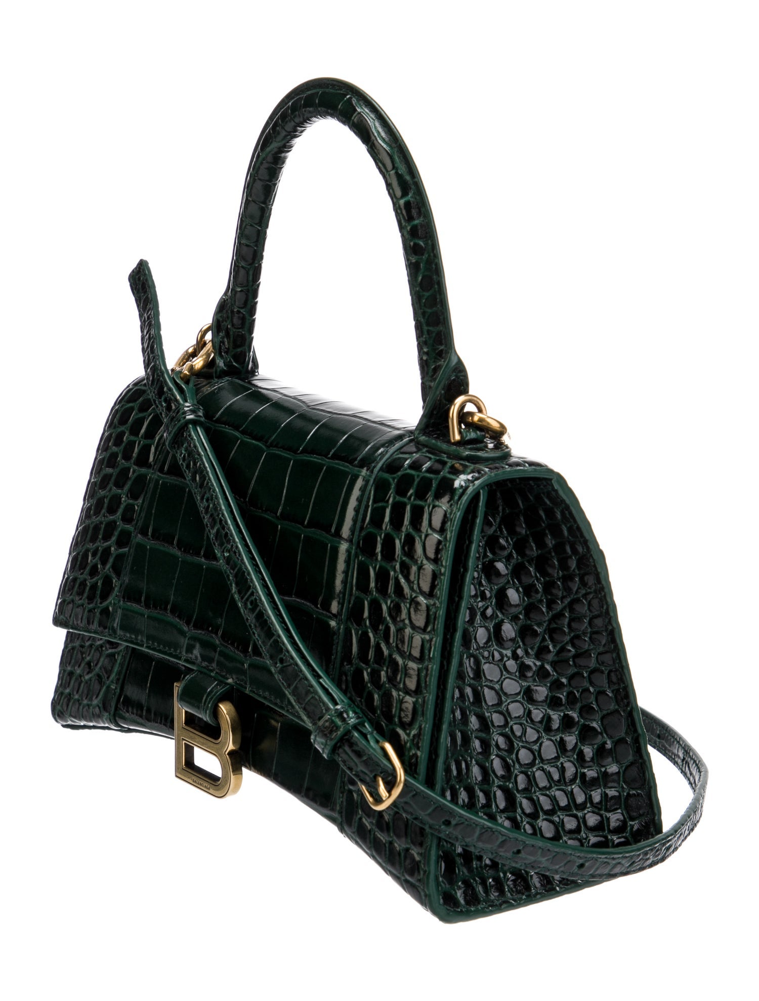 Balenciaga Embossed Leather Hourglass XS