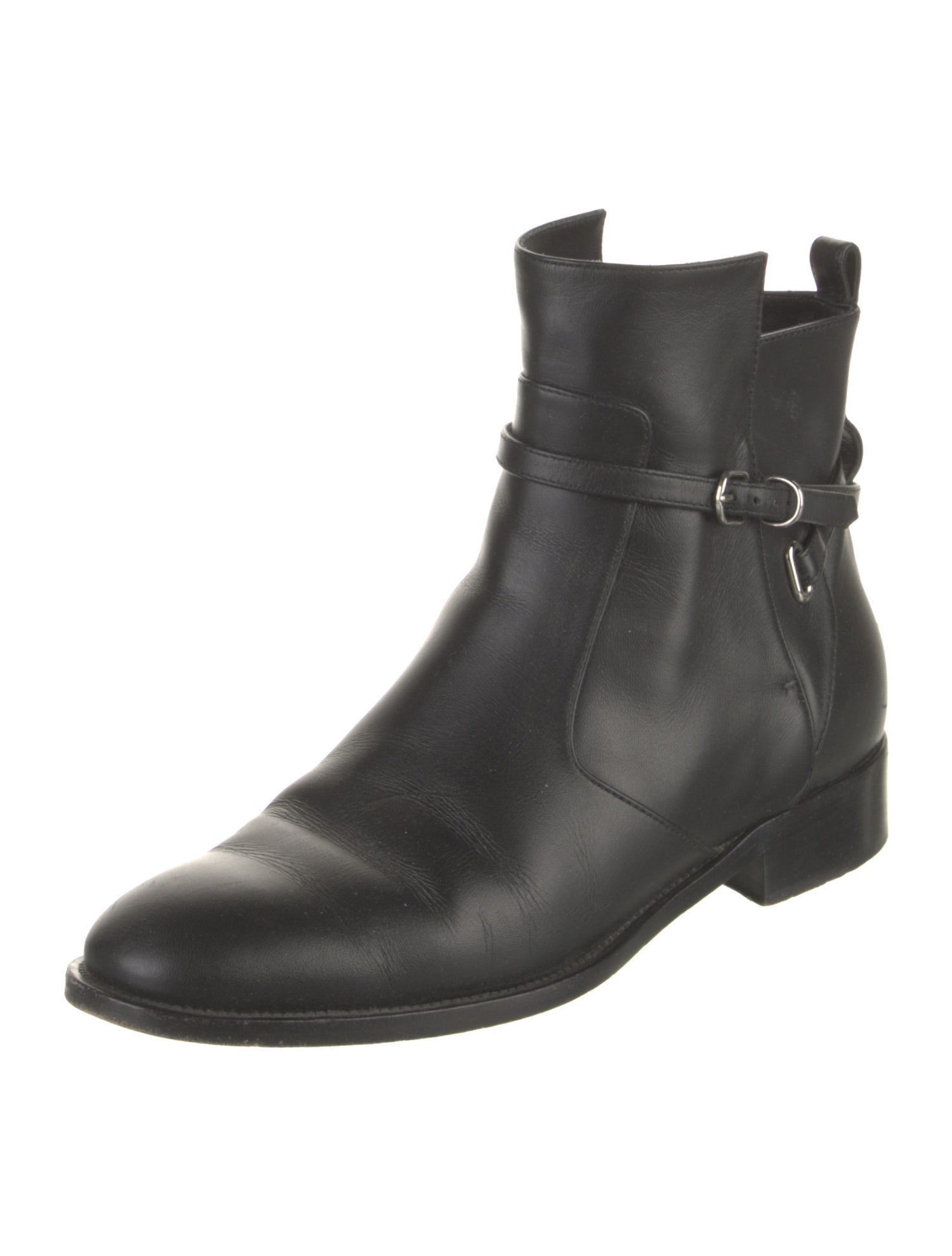Balenciaga Leather Moto Boots
