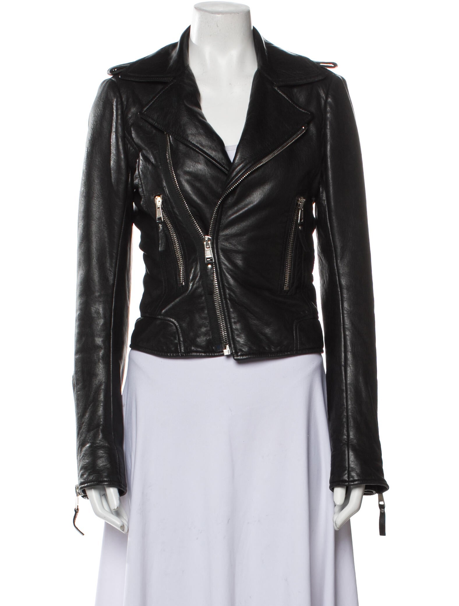 Balenciaga 2016 Leather Biker Jacket