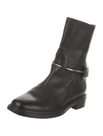 Balenciaga Leather Moto Boots