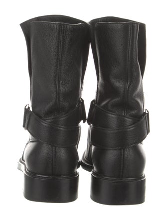 Balenciaga Leather Moto Boots