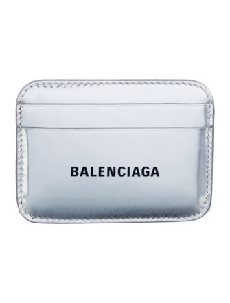Balenciaga 2023 Patent Leather Compact Wallet