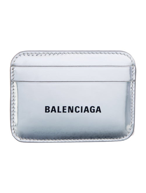Balenciaga 2023 Patent Leather Compact Wallet