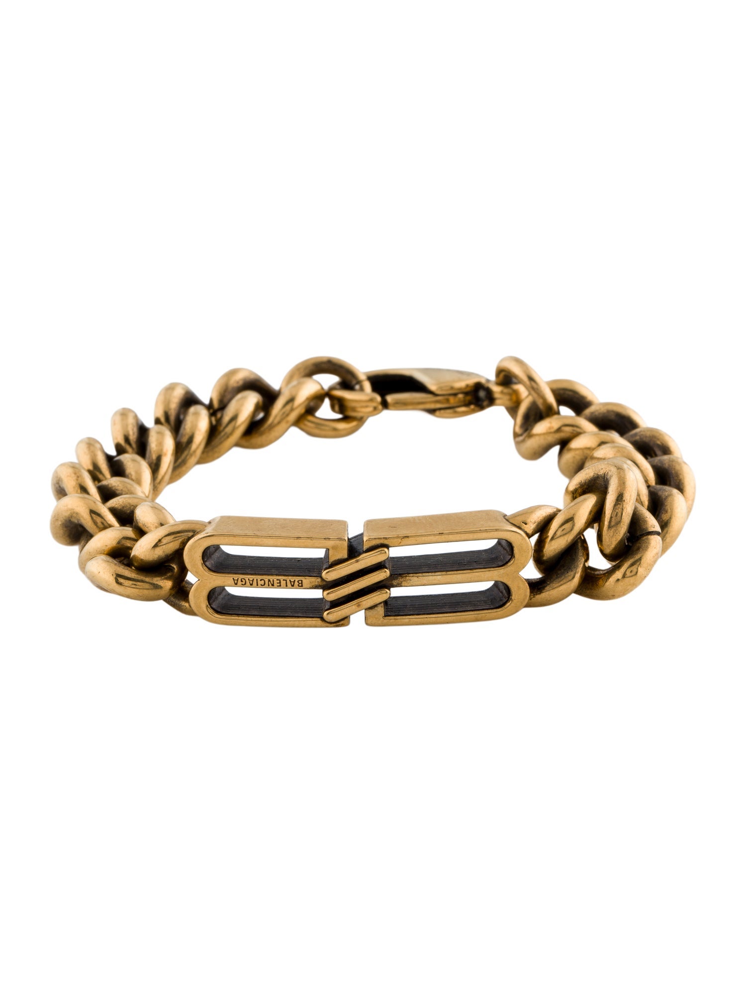 Balenciaga BB Icon Gourmette Link Bracelet