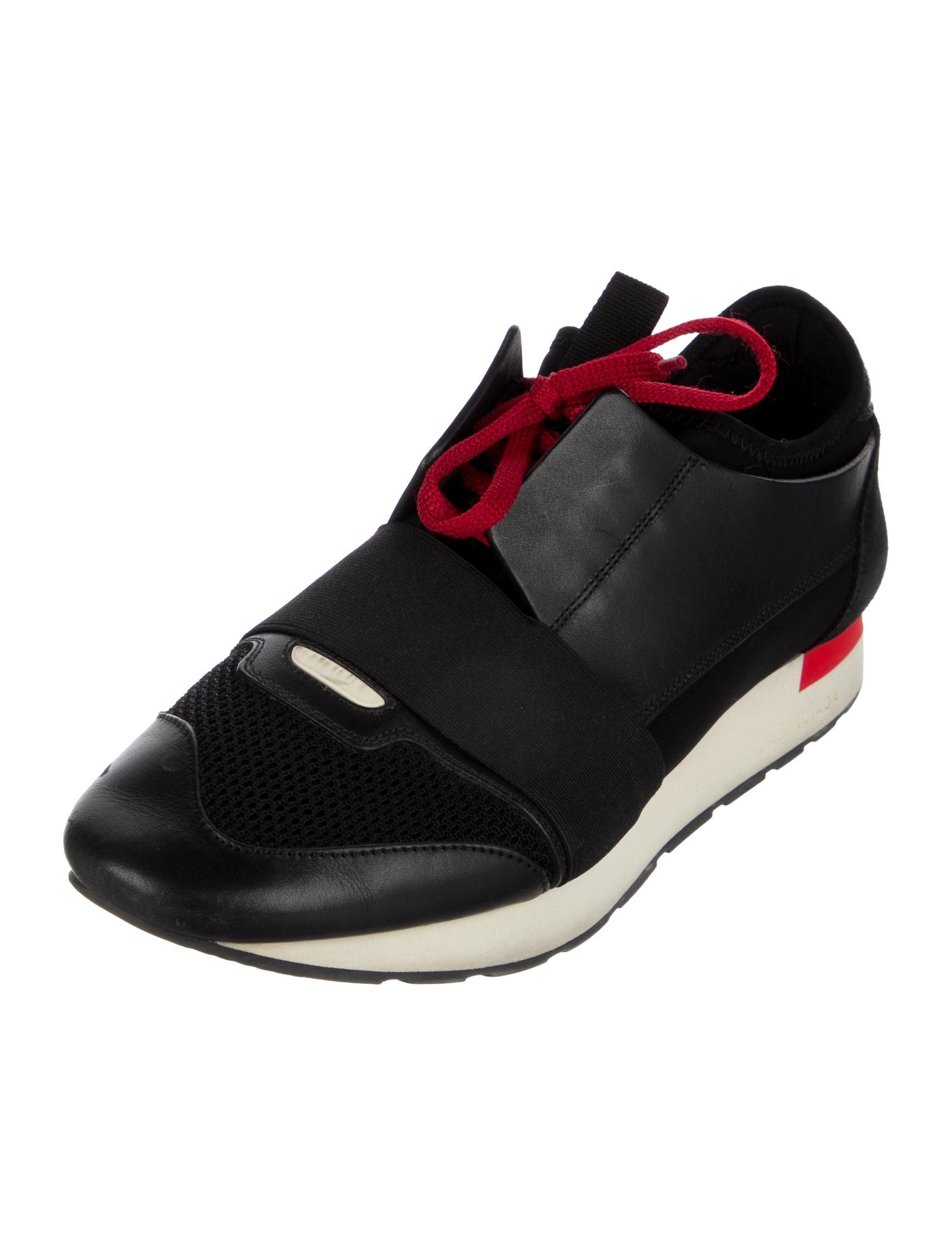 Balenciaga Race Runner 'Black White Red' Sneakers