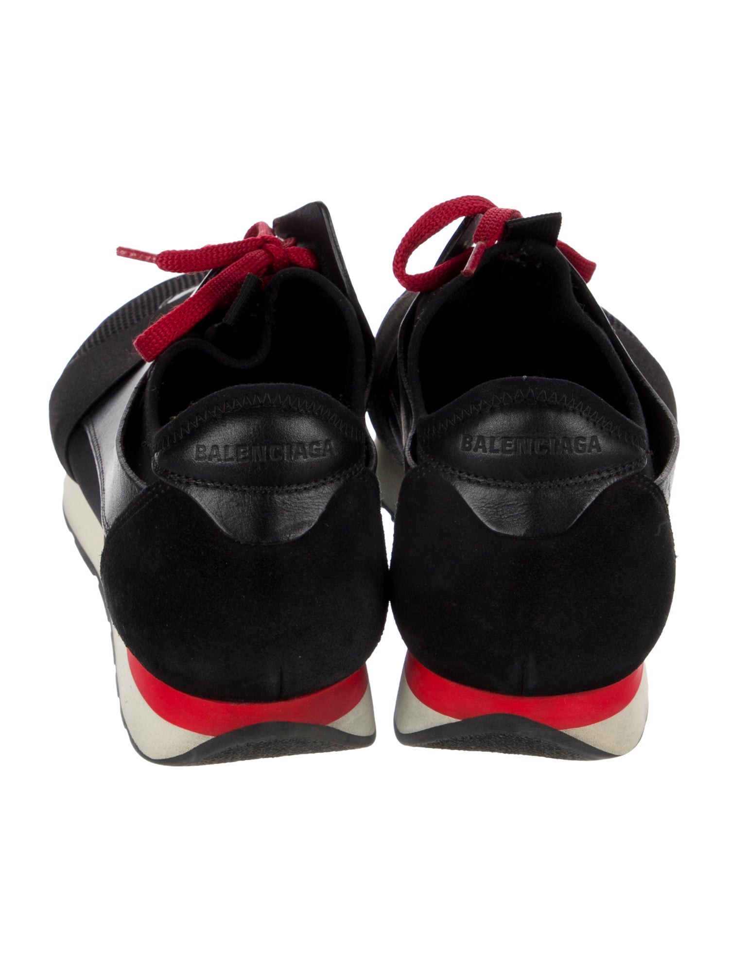 Balenciaga Race Runner 'Black White Red' Sneakers