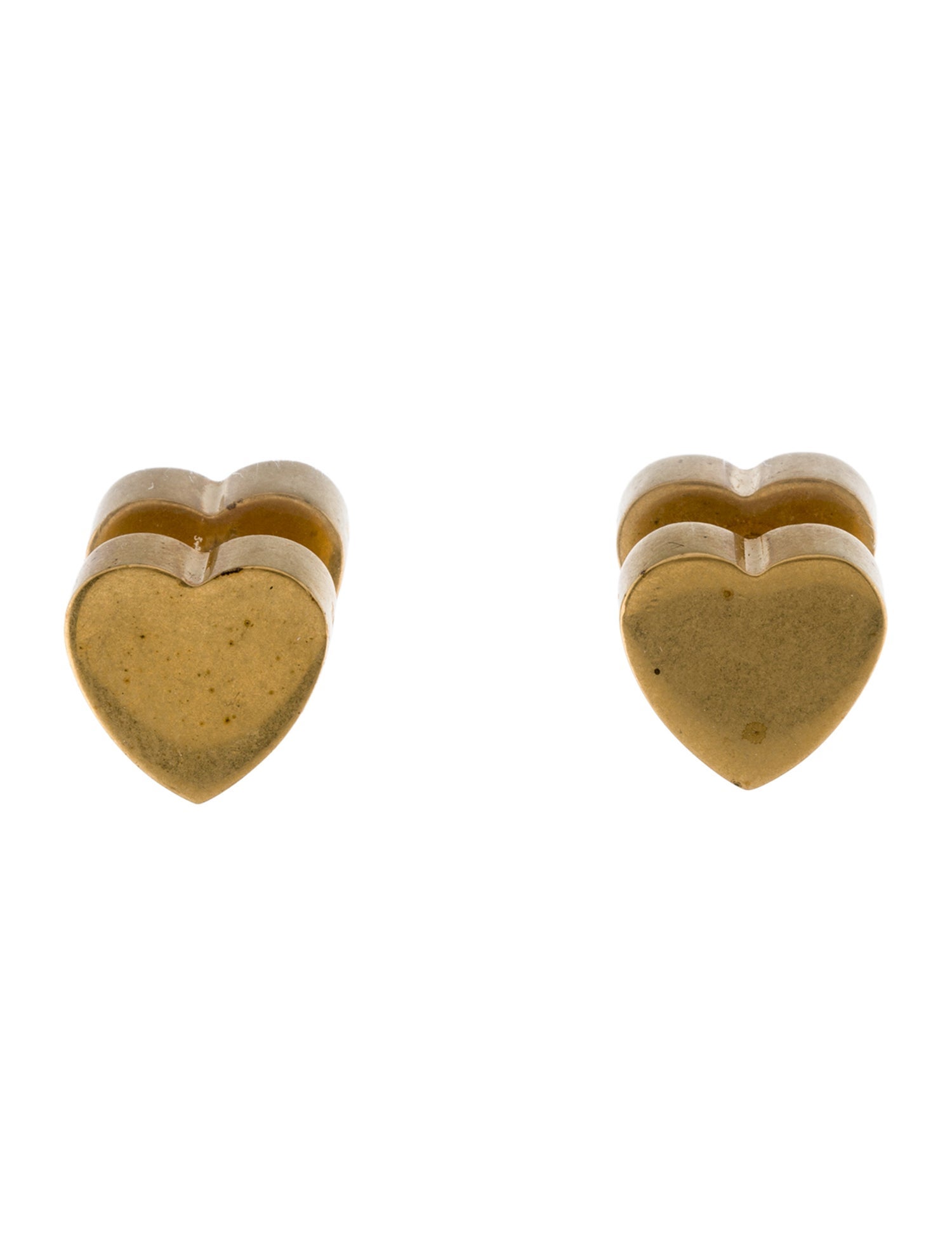 Balenciaga Heart Stud Earrings