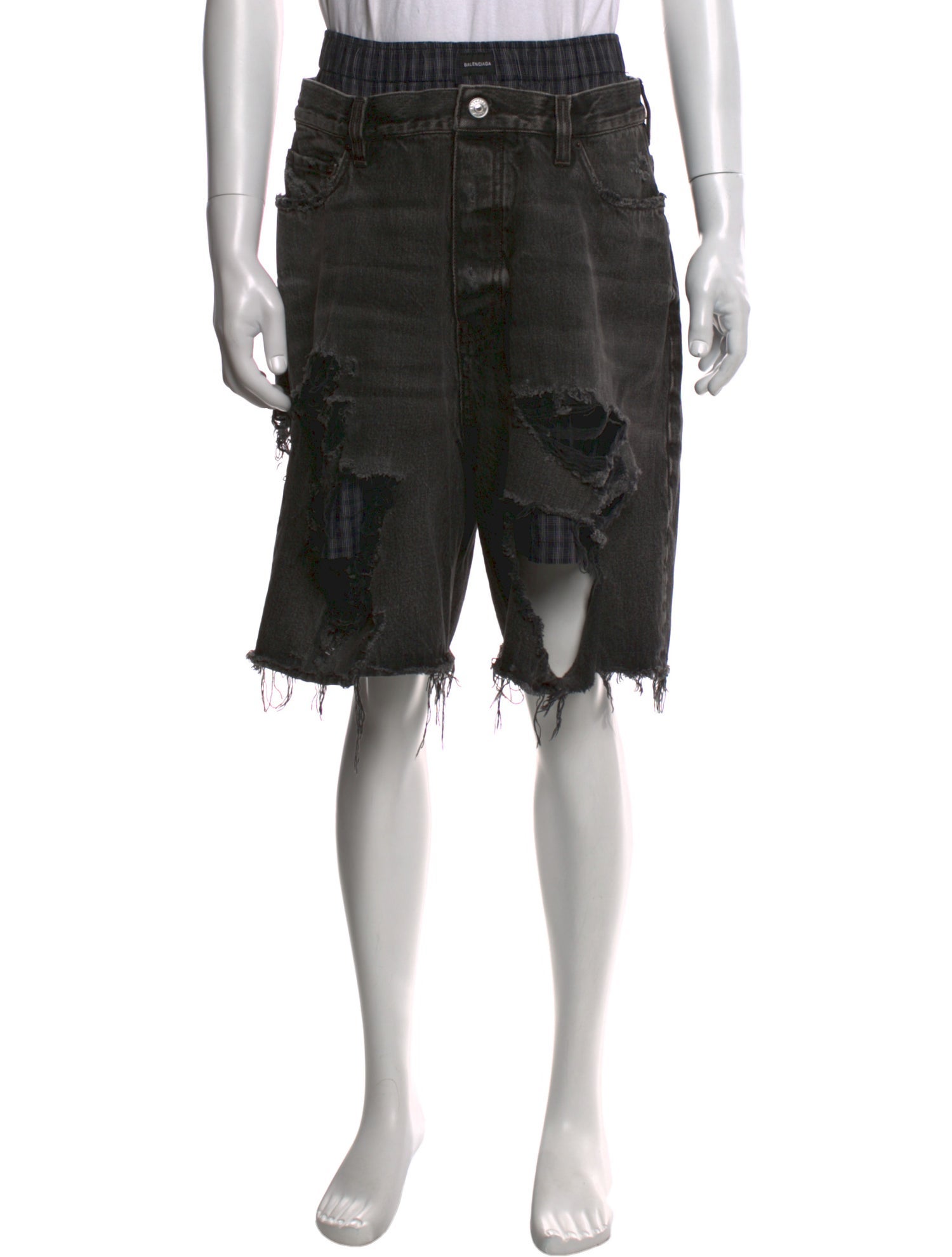 Balenciaga Denim Shorts