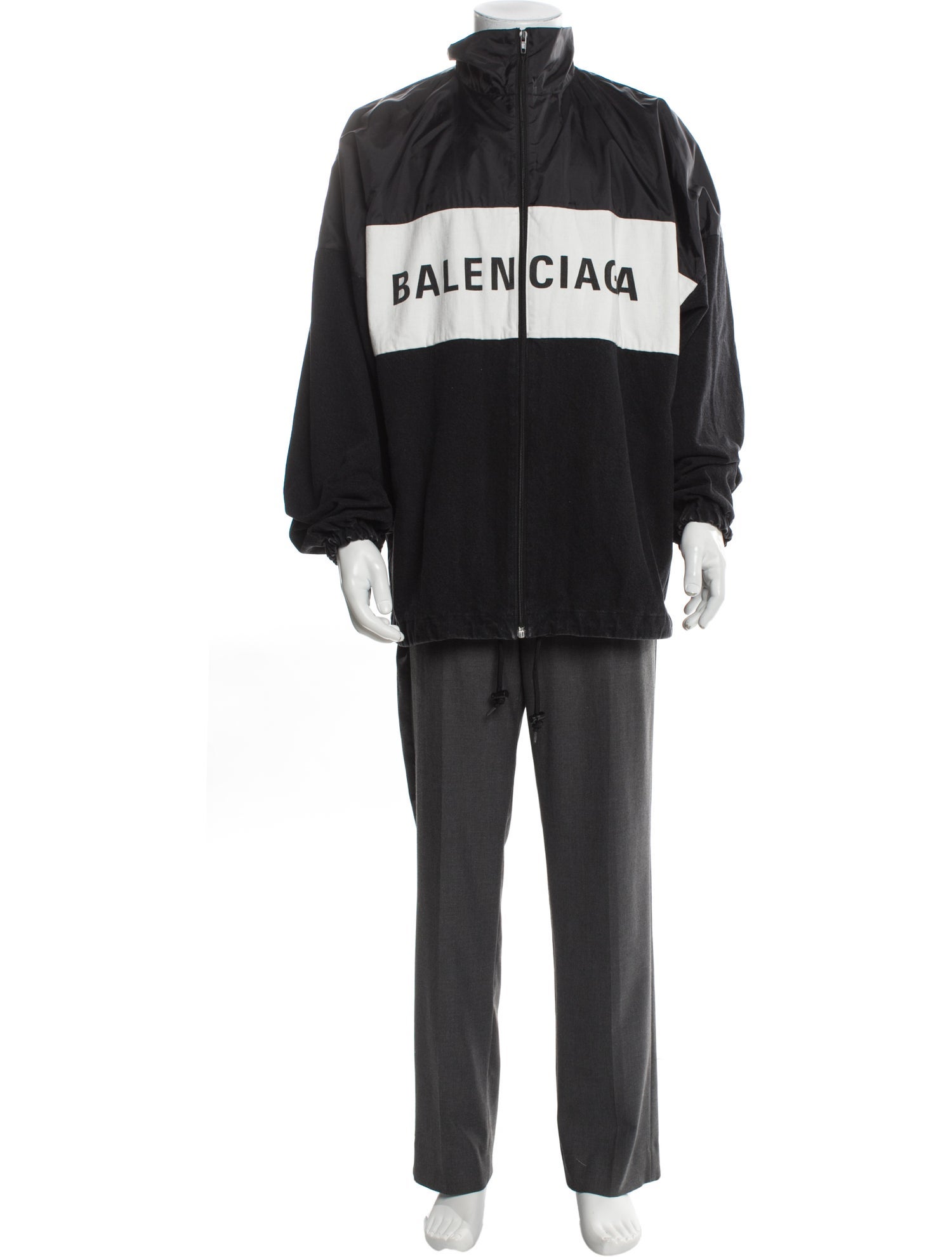 Balenciaga 2018 Graphic Print Windbreaker