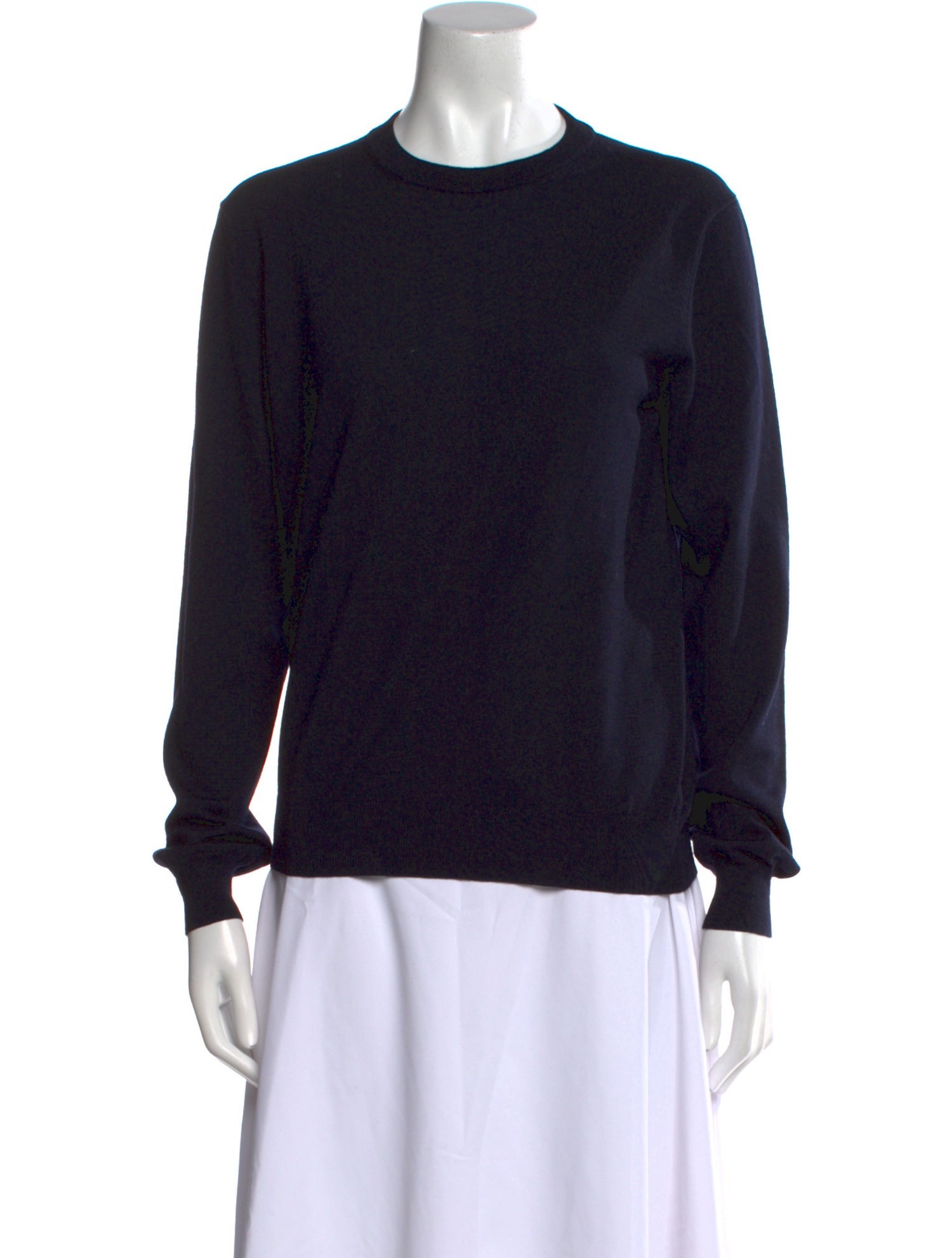 Balenciaga Virgin Wool Crew Neck Sweater