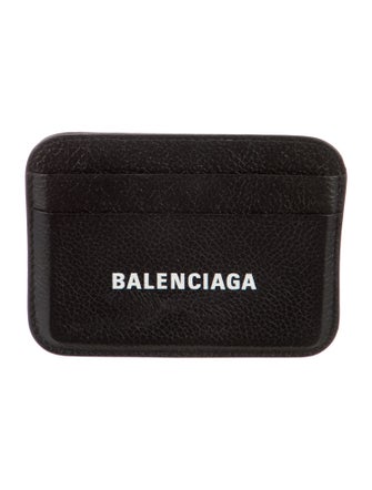 Balenciaga Signature Logo Leather Wallet