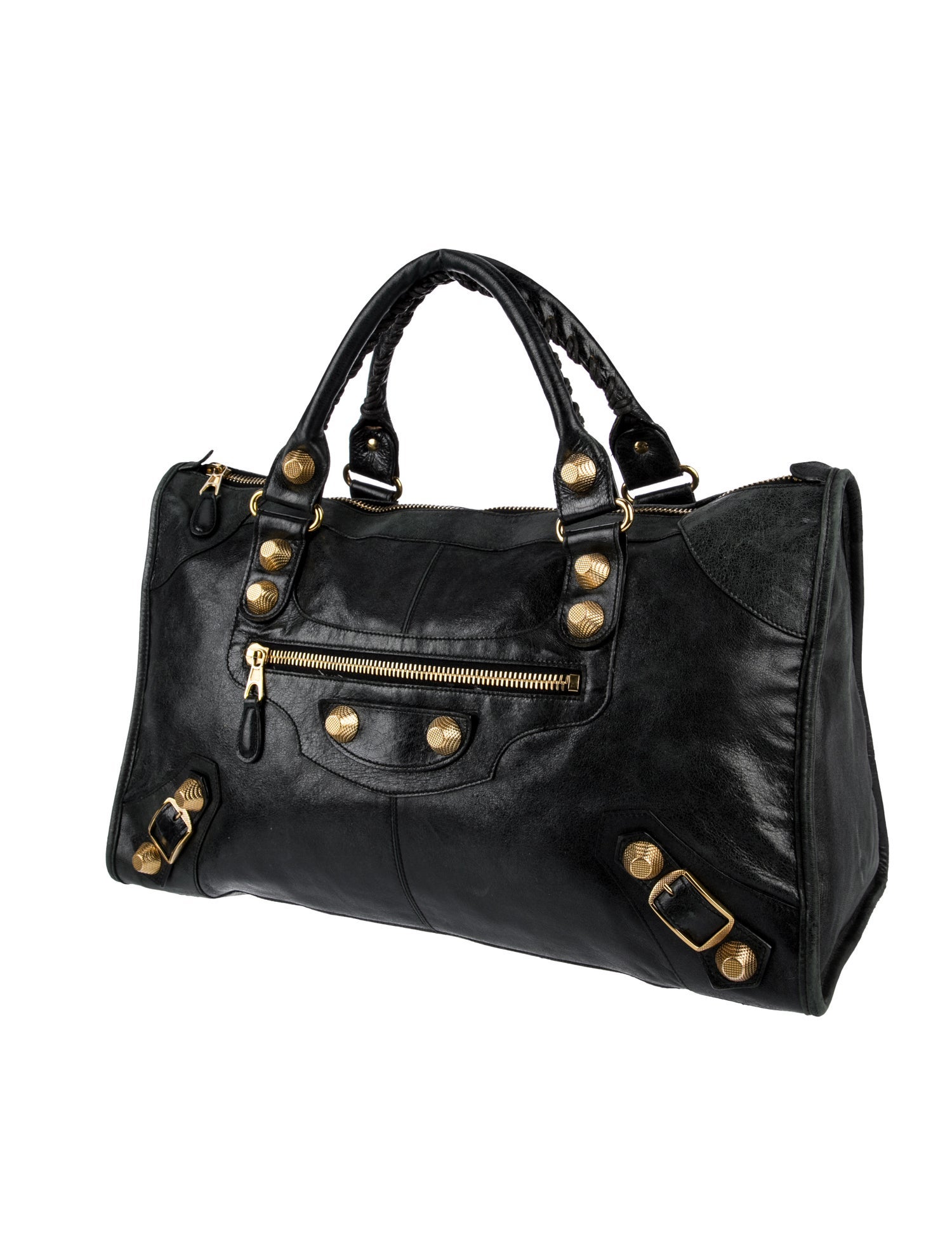 Balenciaga Leather Work - Black Handle Bags, Handbags - BAL353214