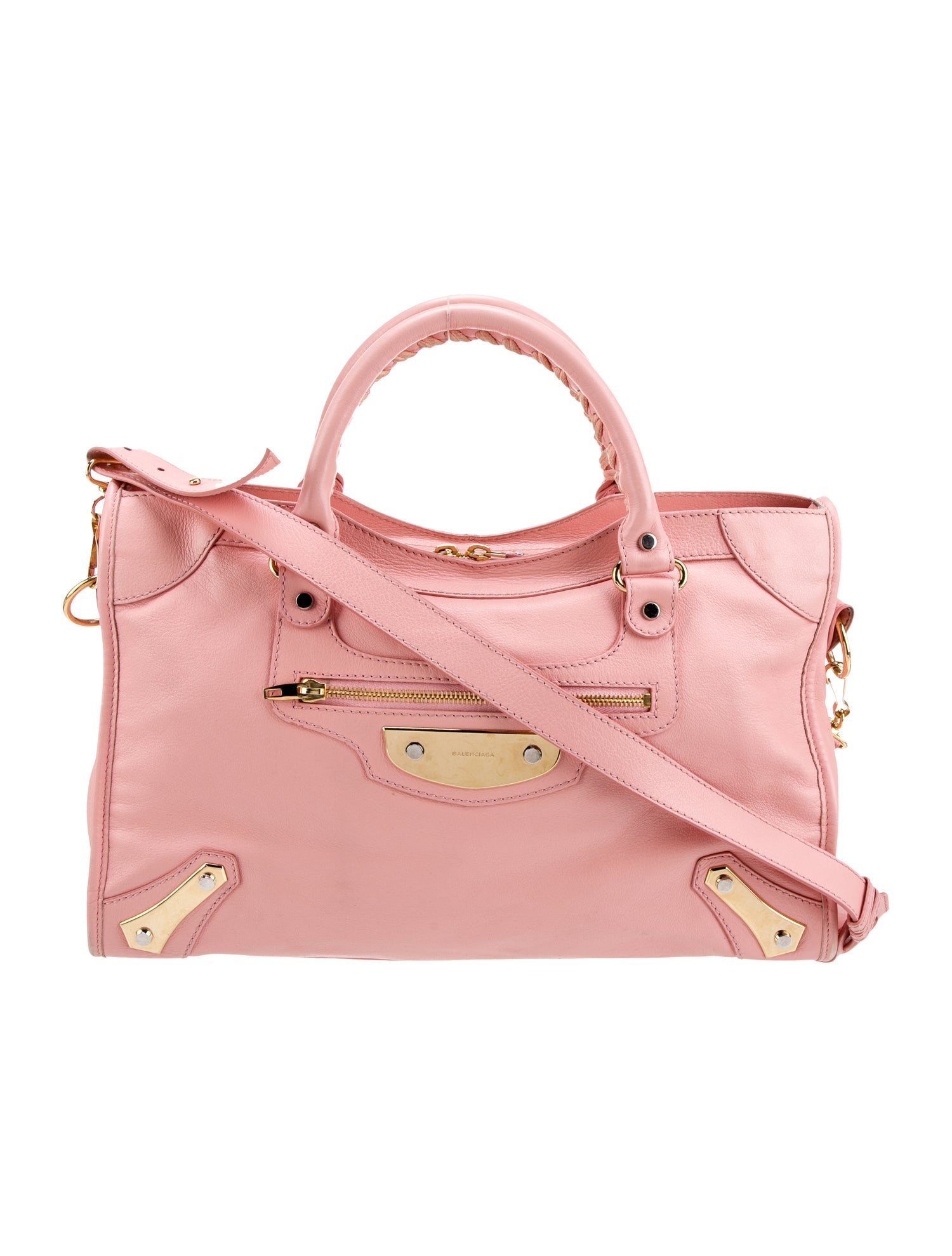 Balenciaga Leather Balenciage Rose Bonbon Medium