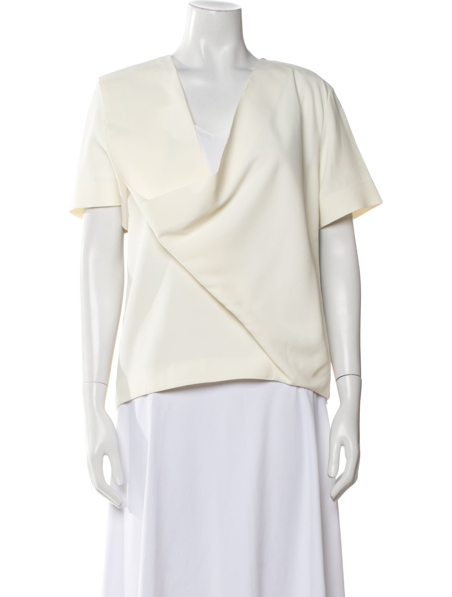 Balenciaga 2013 V-Neck Blouse