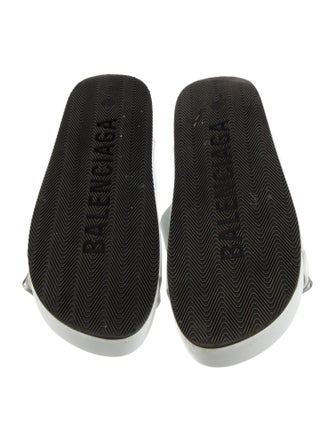 Balenciaga Leather Slides