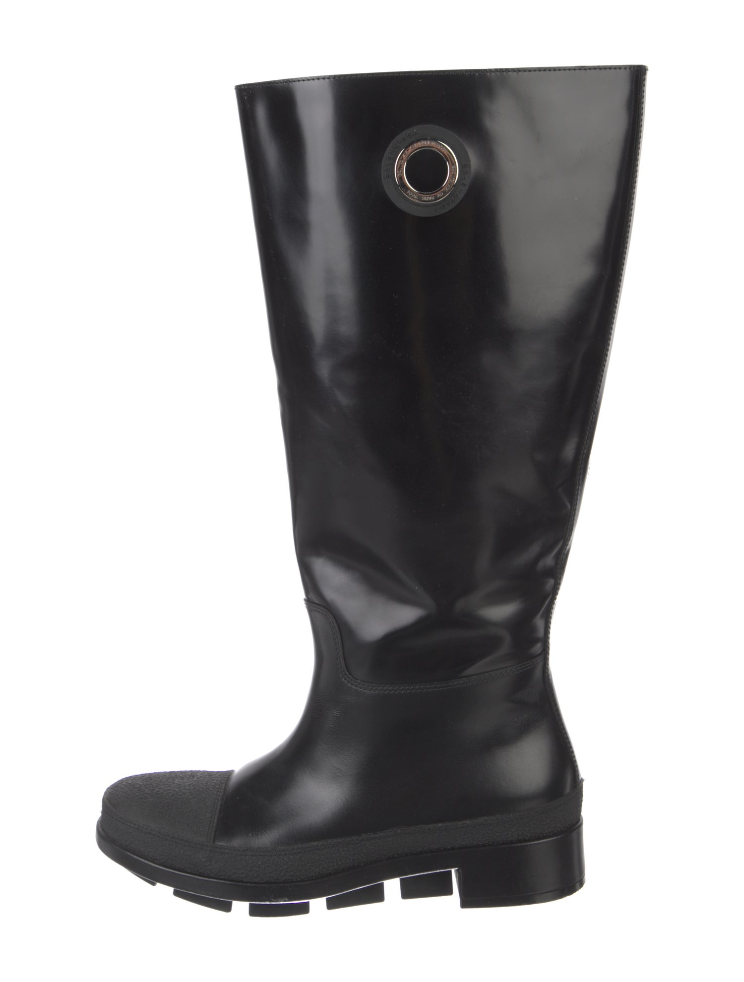 Balenciaga Patent Leather Rain Boots