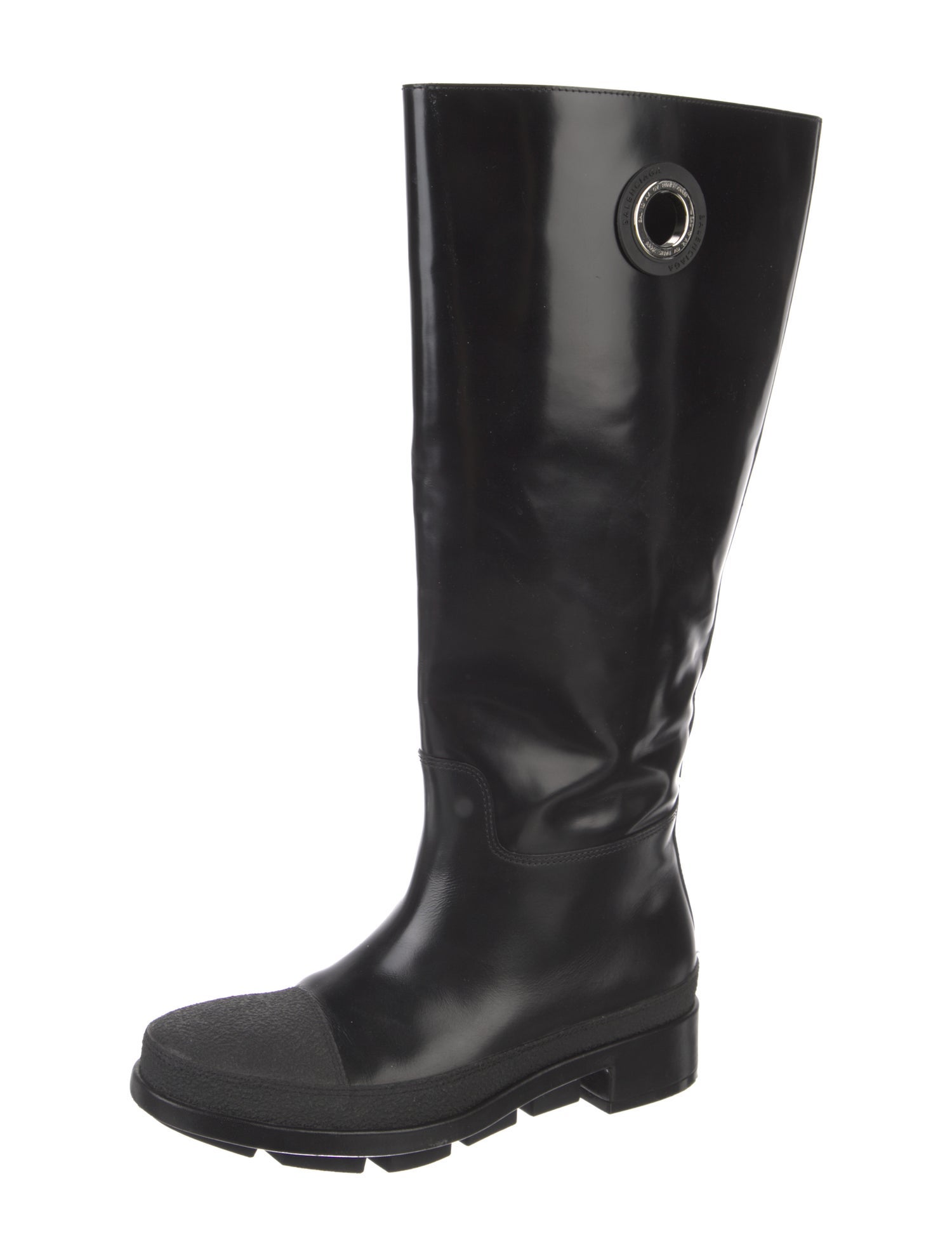 Balenciaga Patent Leather Rain Boots
