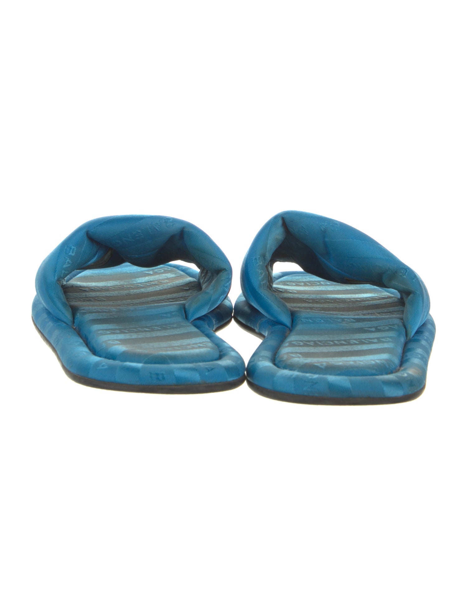 Balenciaga Signature Logo Nylon Slides