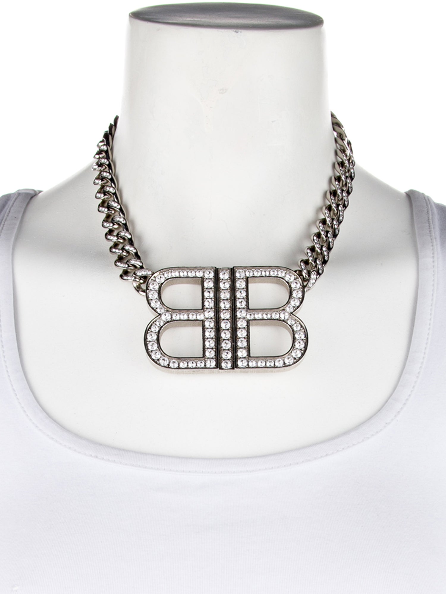 Balenciaga BB 2.0 Collar Necklace