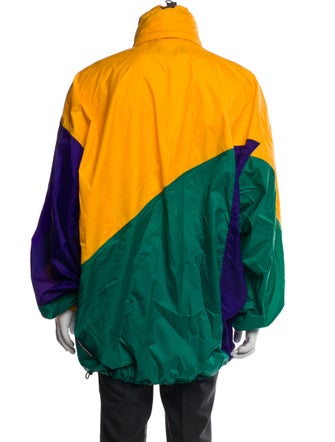 Balenciaga 2018 Colorblock Pattern Windbreaker