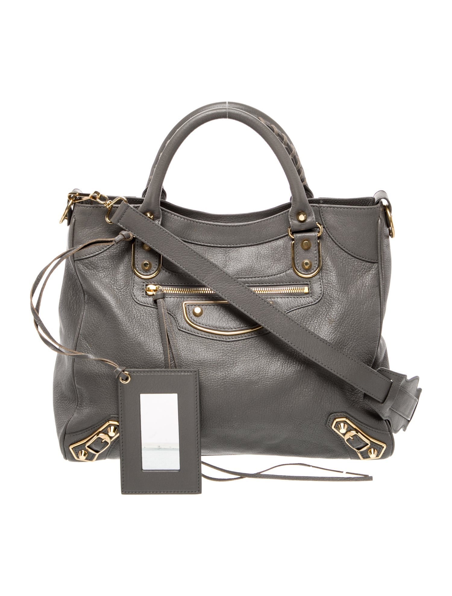 Balenciaga Leather Velo bag Large