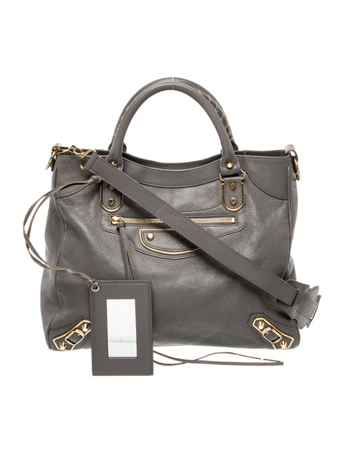 Balenciaga Leather Velo bag Large