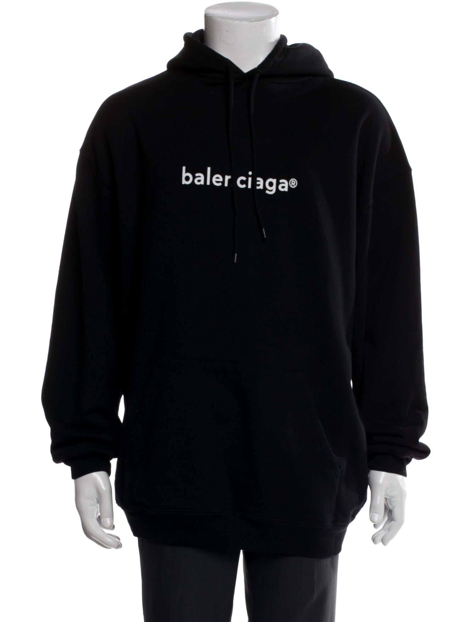 Balenciaga 2021 Graphic Print Hoodie