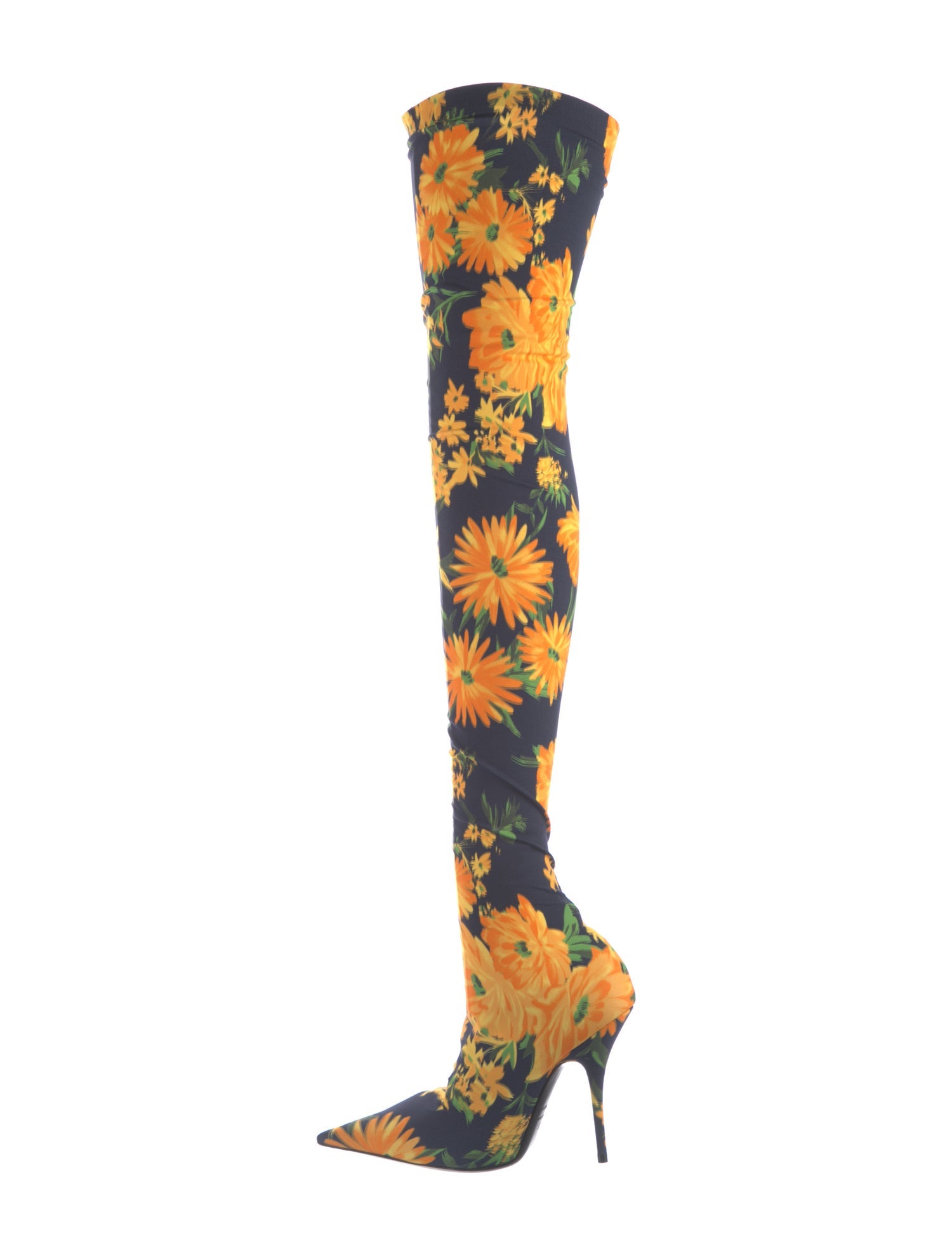 Balenciaga Floral Print Boots