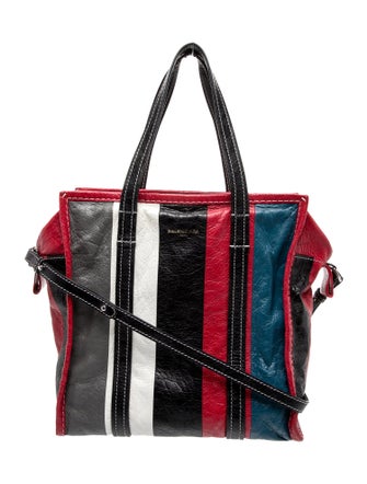 Balenciaga Leather Bazar S Shopper Tote