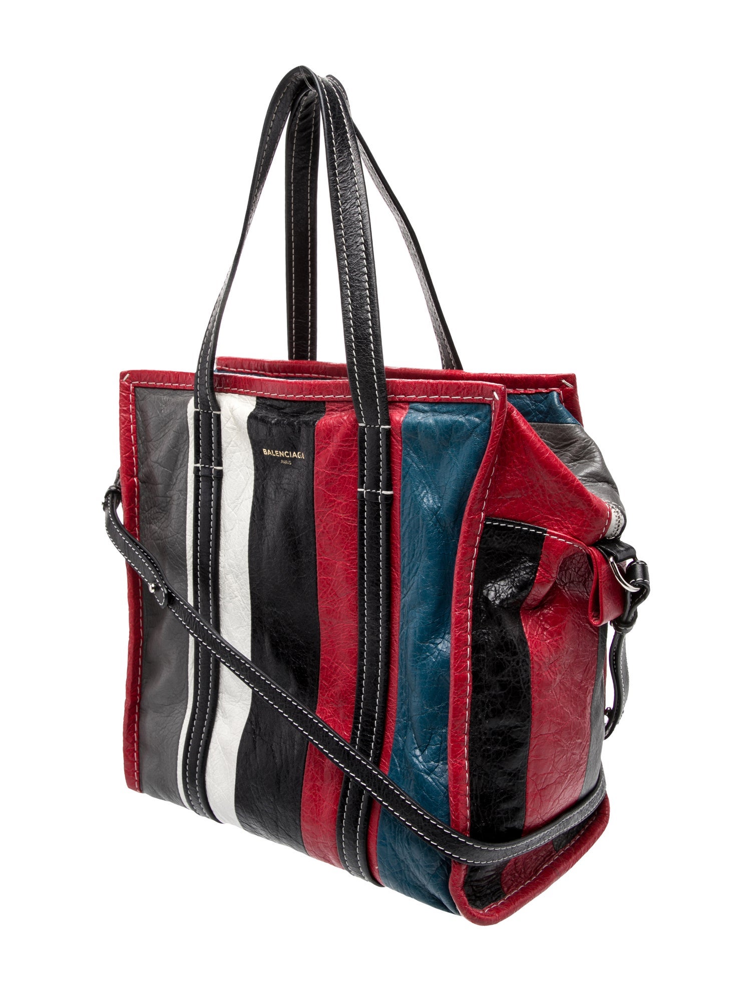 Balenciaga Leather Bazar S Shopper Tote