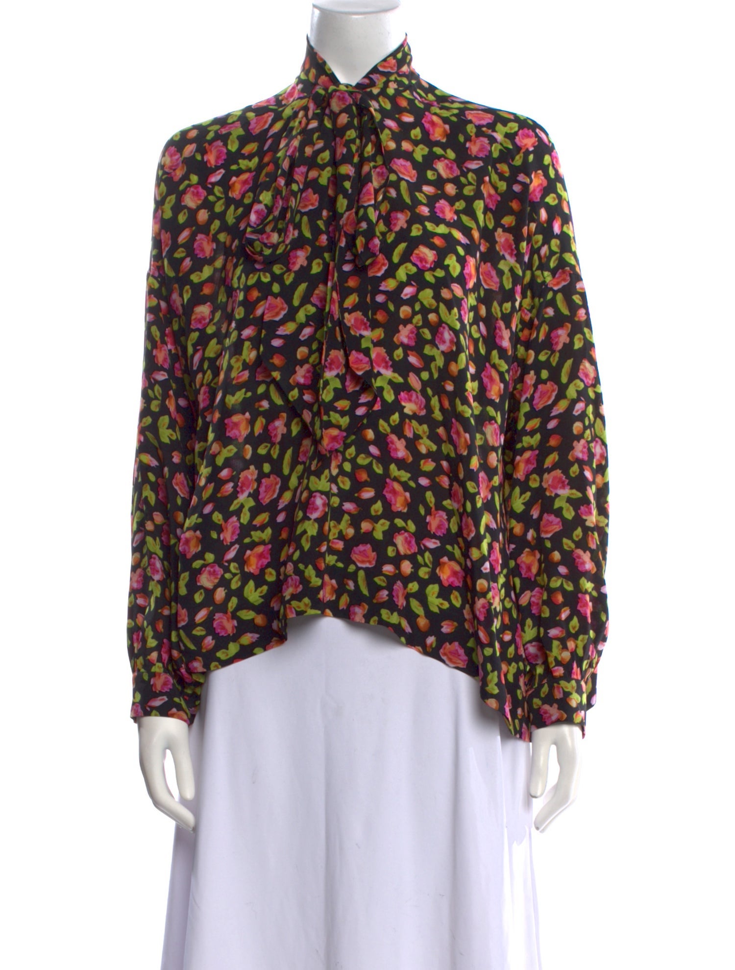 Balenciaga 2019 Silk Blouse