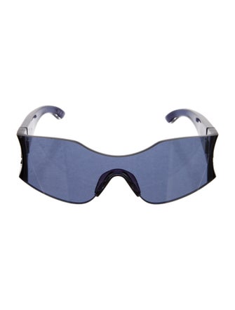 Balenciaga Shield Tinted Sunglasses