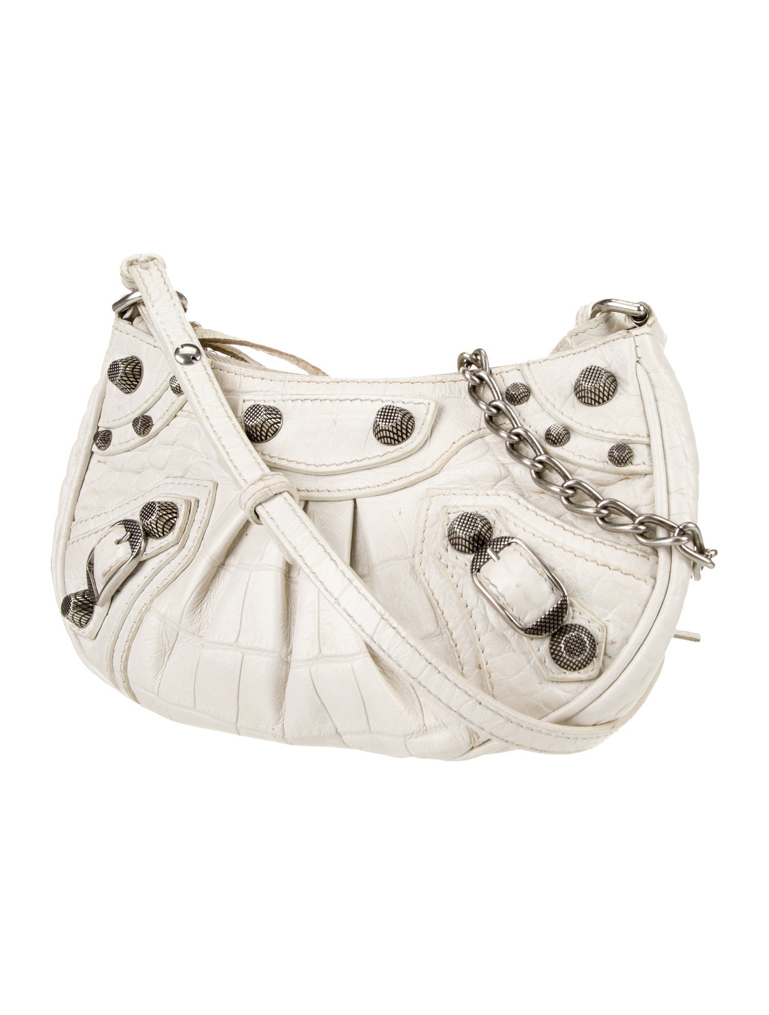 Balenciaga Embossed Leather Le Cagole w/Chain Mini 2022