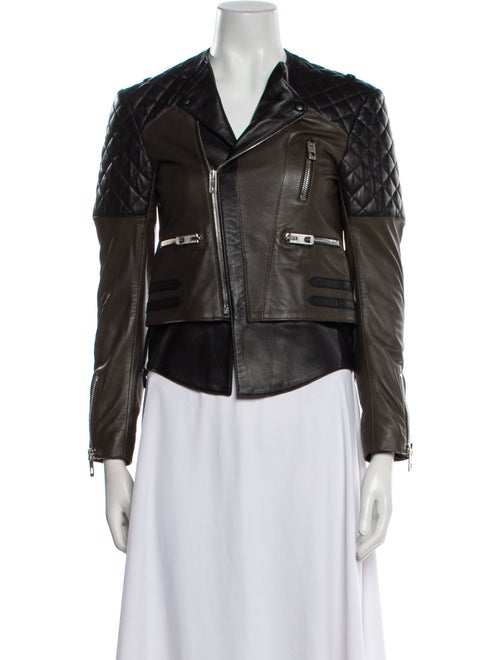 Balenciaga 2012 Leather Biker Jacket