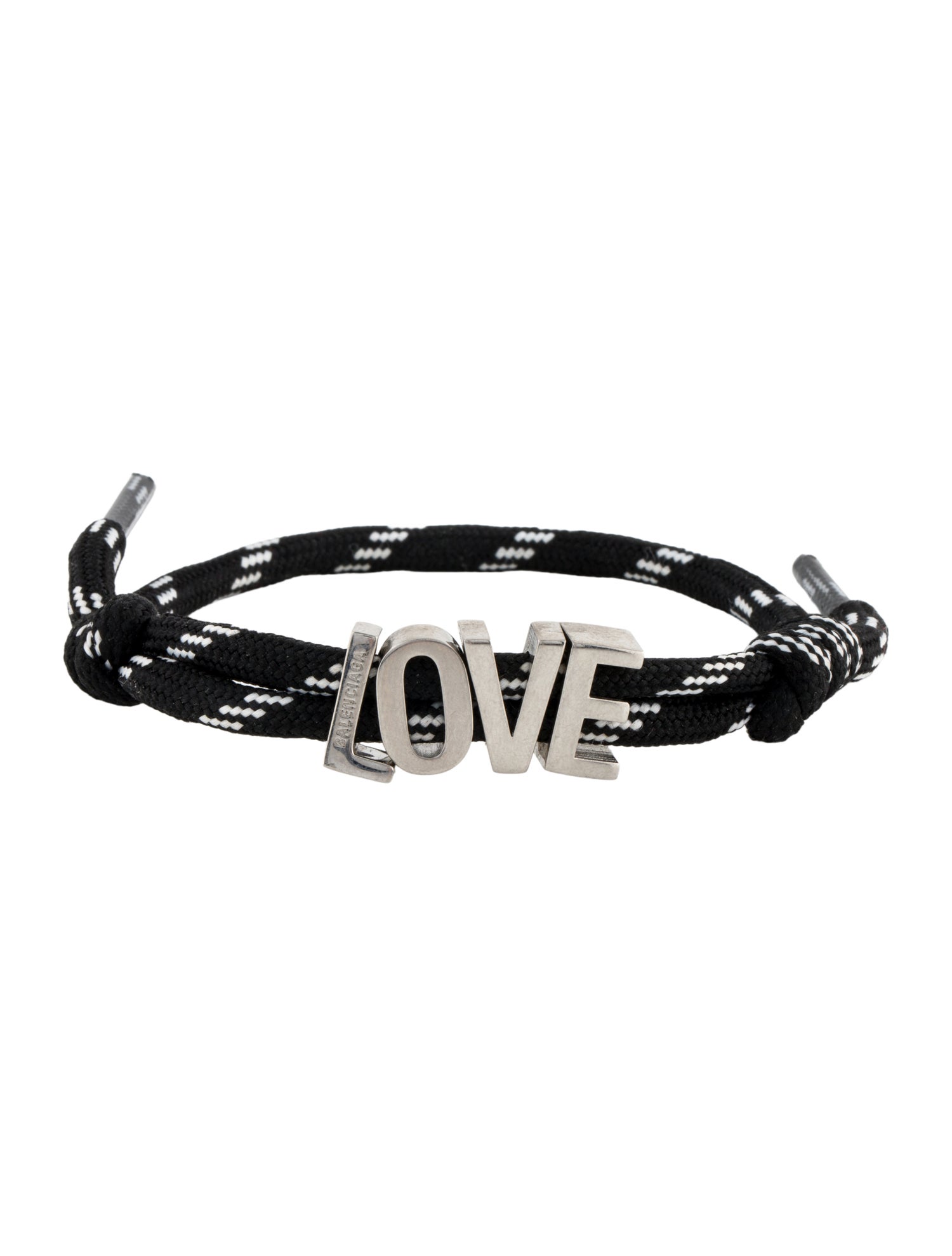 Balenciaga l.o.v.e. cord Wrap bracelet
