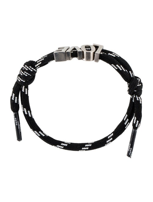 Balenciaga l.o.v.e. cord Wrap bracelet